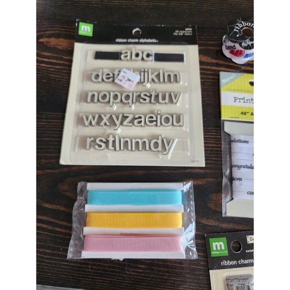 LOT - Journal Scrapbook Embellishments Ribbon & Accessories Retired New #26 - Picture 8 of 16